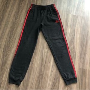 Kids’ Adidas Black Red Jogger Sweatpants L (14/16)